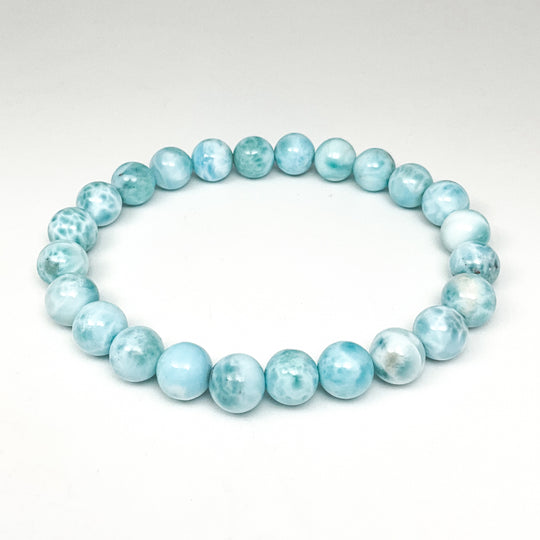 Larimar Beaded Bracelet - Rocks and Gems Canada