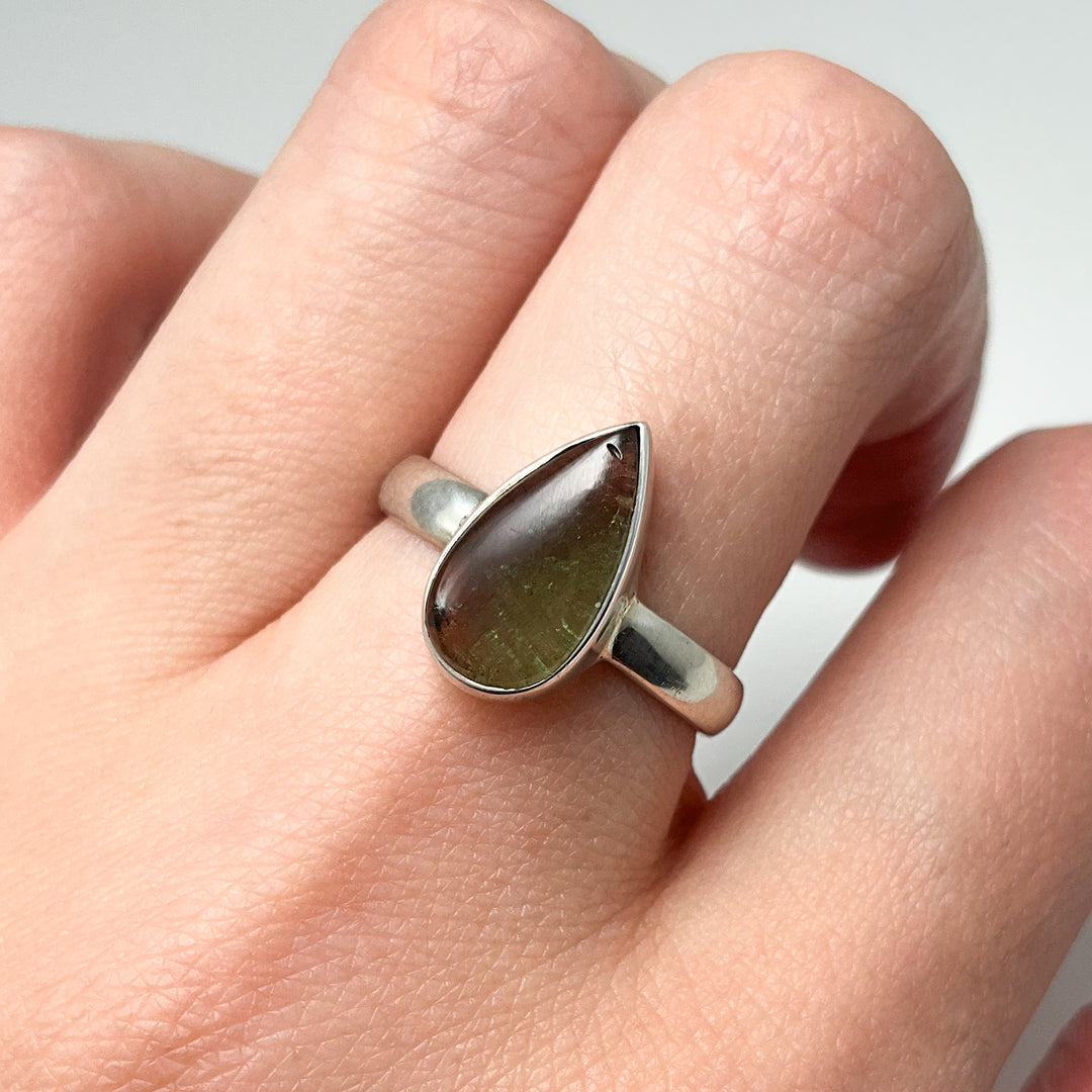 Moldavite Ring - Rocks and Gems Canada