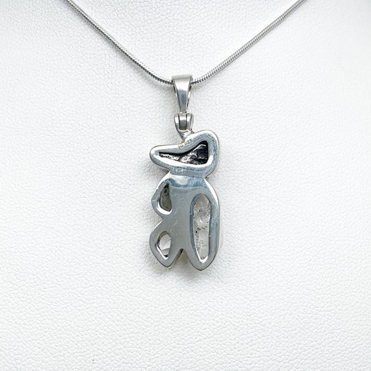 Campo Del Cielo Meteorite, Herkimer Diamond and Moldavite Pendant