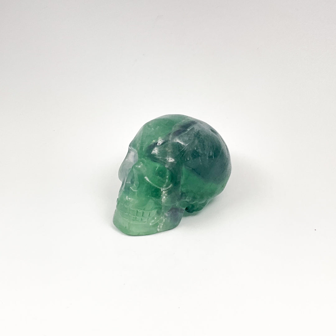 Carved Fluorite Skull - Rocks and Gems Canada