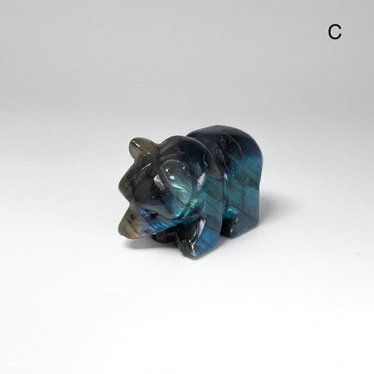 Labradorite Bear Carving - Rocks and Gems Canada