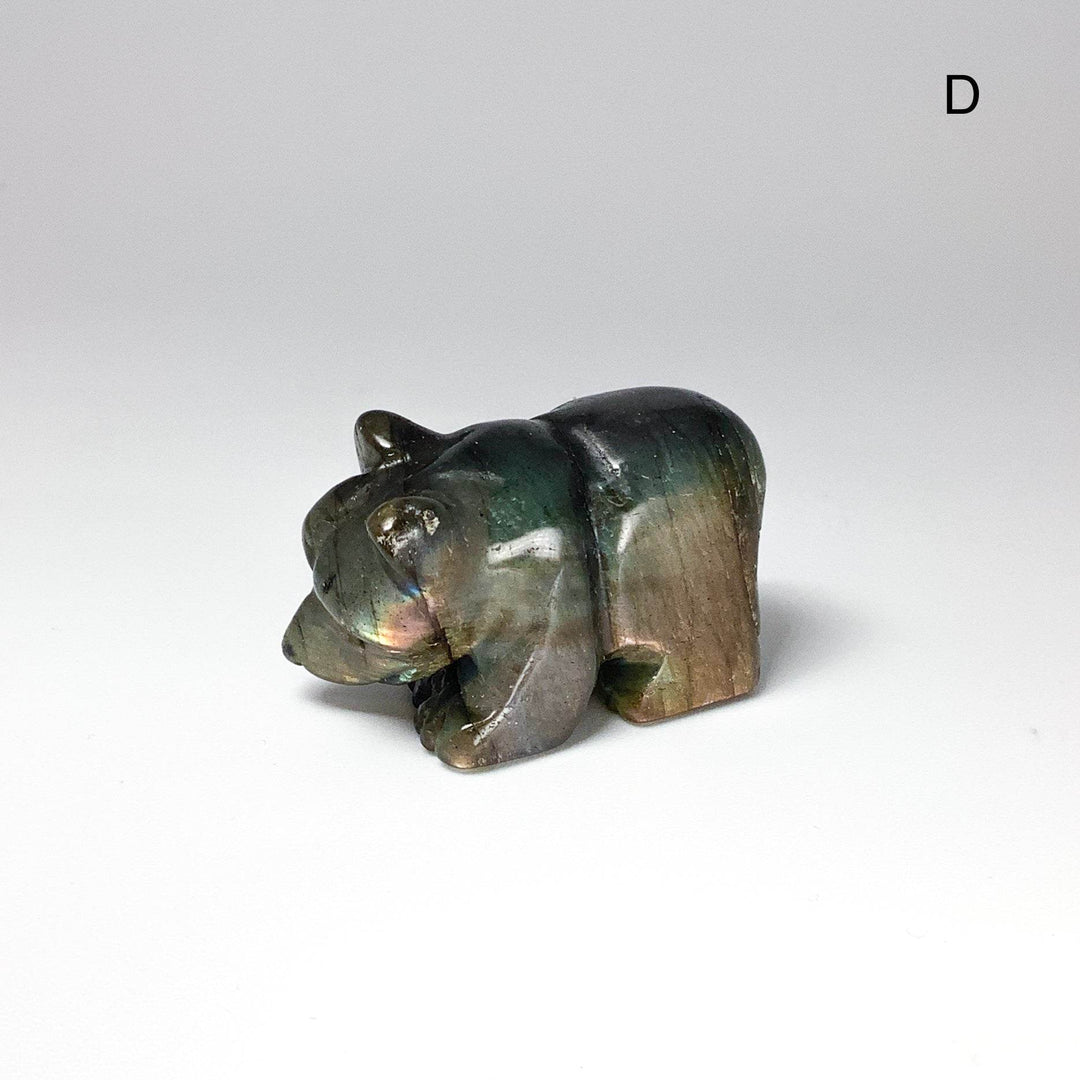 Labradorite Bear Carving - Rocks and Gems Canada