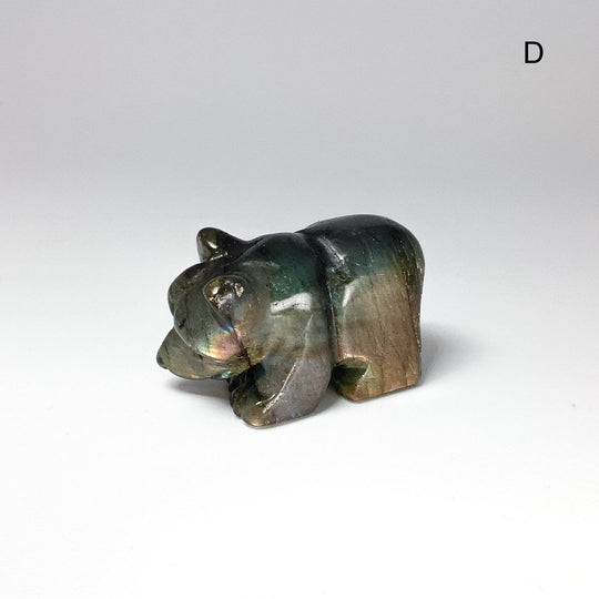 Labradorite Bear Carving - Rocks and Gems Canada