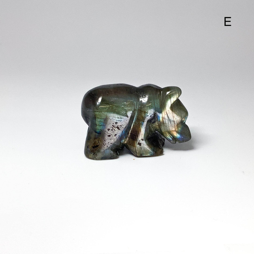 Labradorite Bear Carving - Rocks and Gems Canada