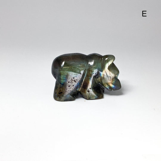 Labradorite Bear Carving - Rocks and Gems Canada