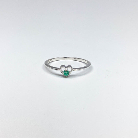 Emerald Heart Ring - Rocks and Gems Canada