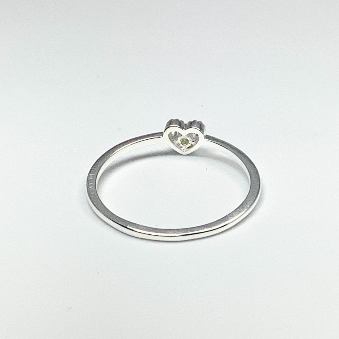 Peridot Heart Ring - Rocks and Gems Canada