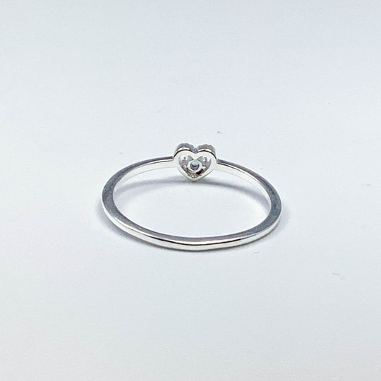 Blue Topaz Heart Ring - Rocks and Gems Canada