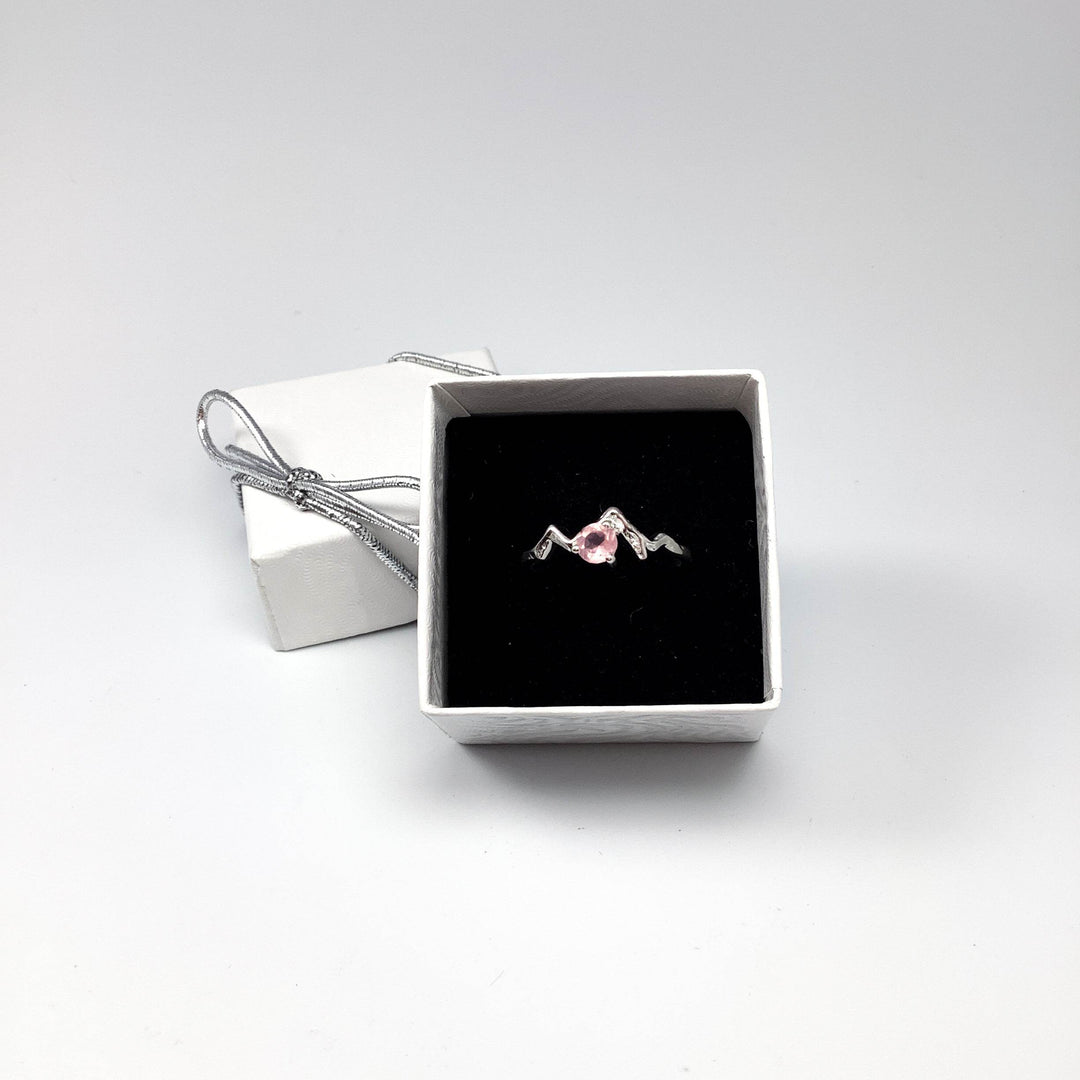 Rose Quartz Mountains Ring - Rocks and Gems Canada