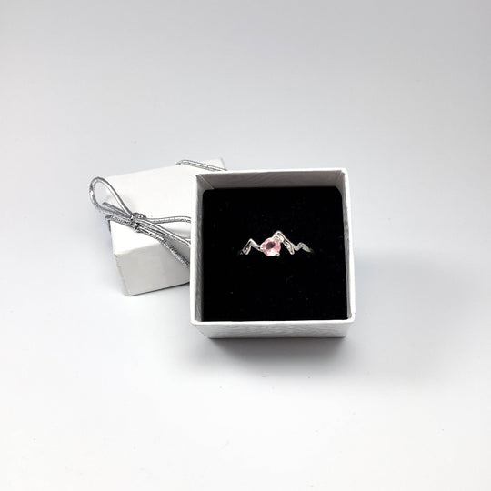 Rose Quartz Mountains Ring - Rocks and Gems Canada