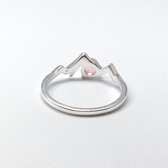 Rose Quartz Mountains Ring - Rocks and Gems Canada