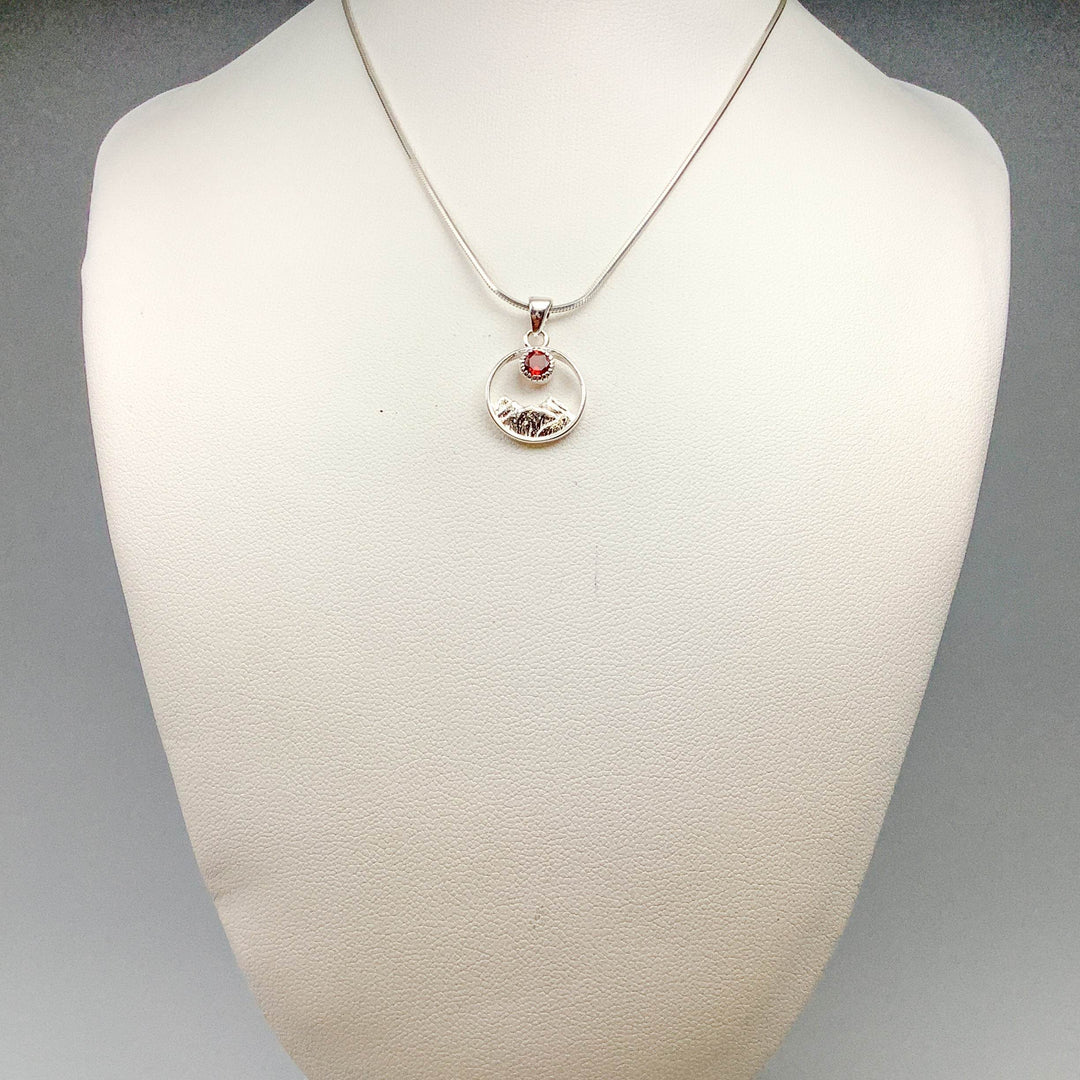 Garnet Mountains Pendant - Rocks and Gems Canada