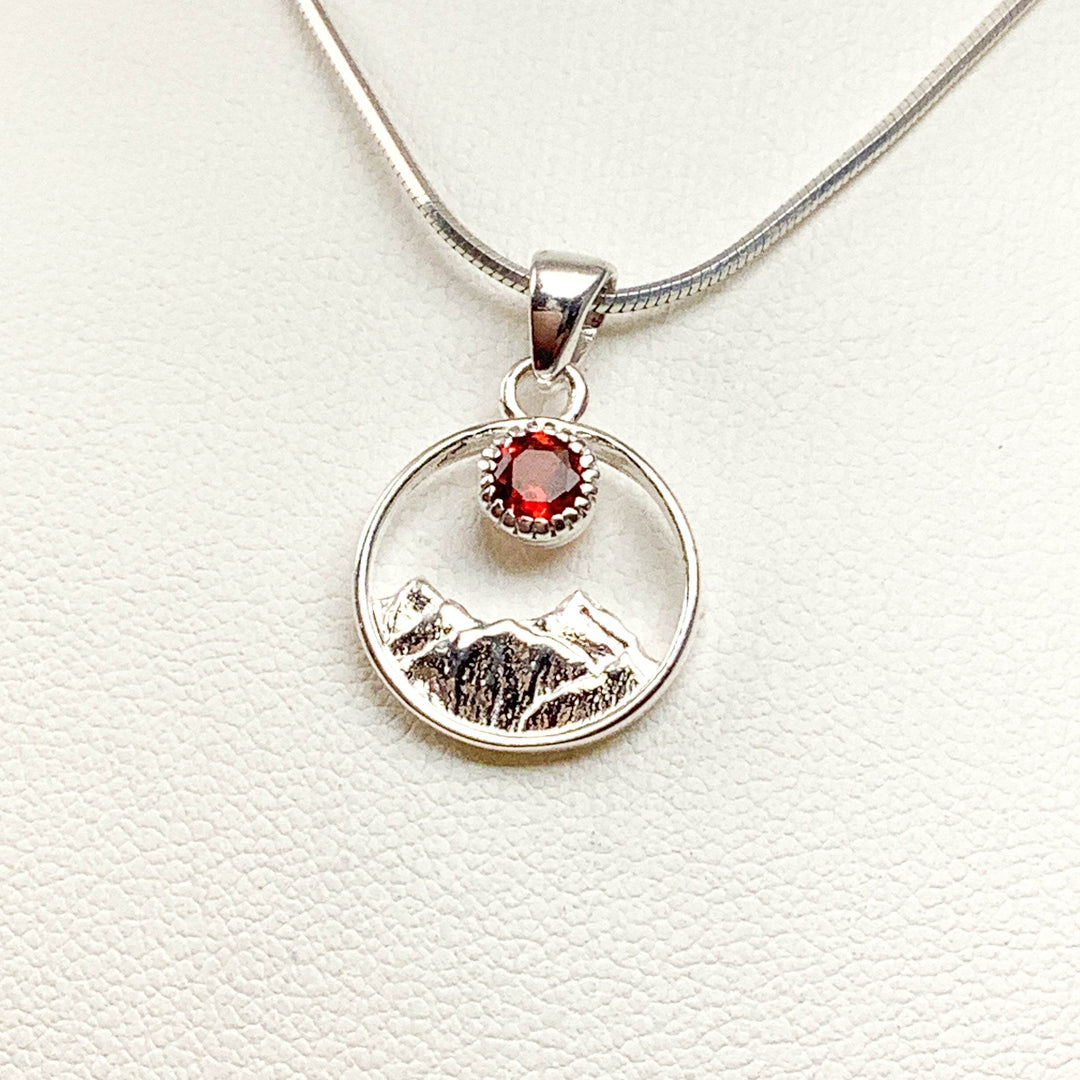 Garnet Mountains Pendant - Rocks and Gems Canada