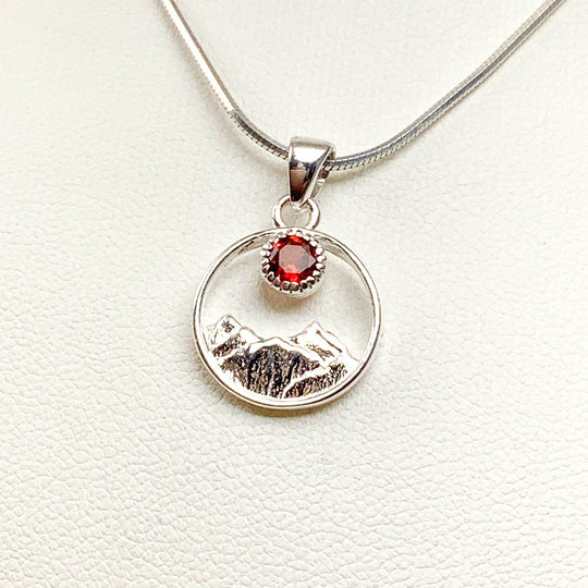 Garnet Mountains Pendant - Rocks and Gems Canada