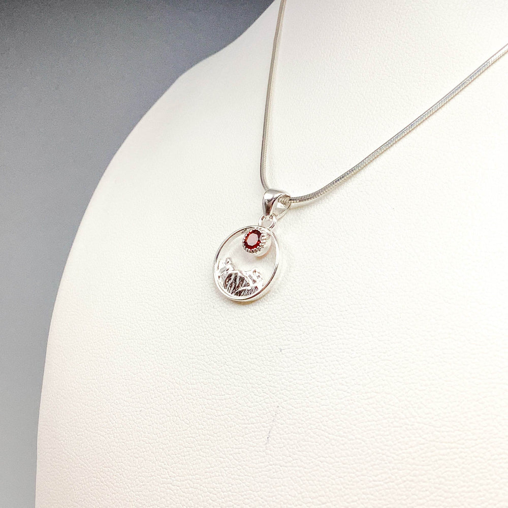 Garnet Mountains Pendant - Rocks and Gems Canada