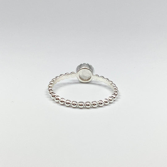 Rainbow Moonstone Ring - Rocks and Gems Canada