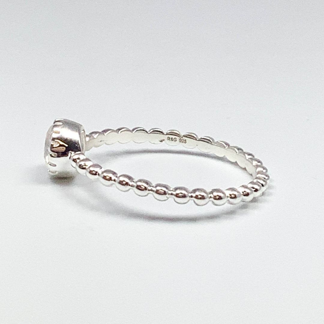 Rainbow Moonstone Ring - Rocks and Gems Canada