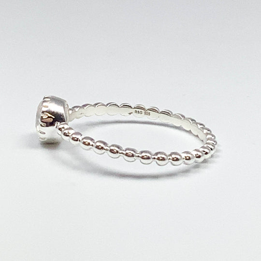 Rainbow Moonstone Ring - Rocks and Gems Canada