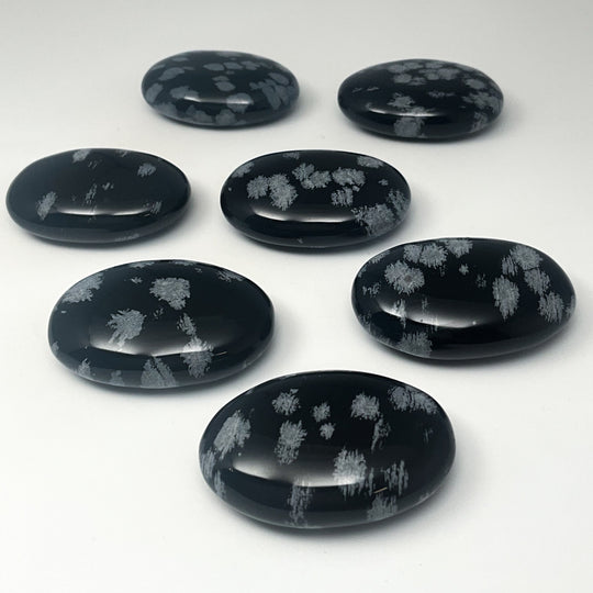Snowflake Obsidian Gratitude Stone