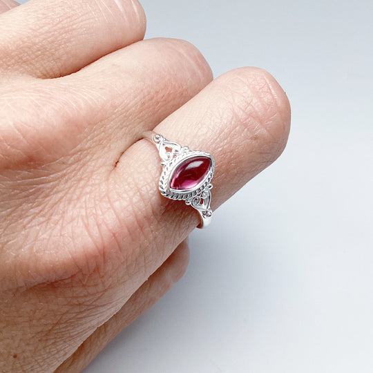 Pink Tourmaline Ring - Rocks and Gems Canada
