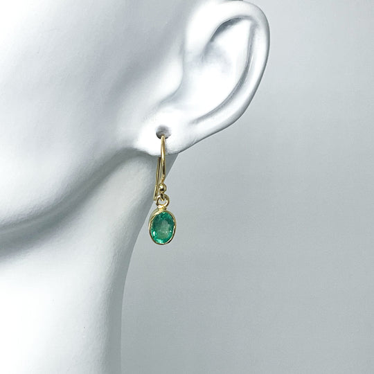 Emerald Dangle Earrings