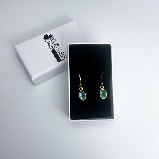 Emerald Dangle Earrings