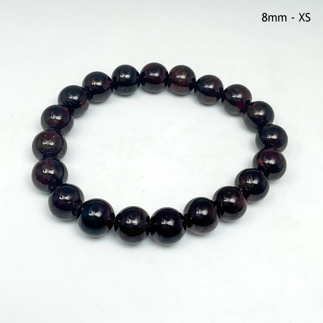 Garnet Beaded Bracelet - Rocks and Gems Canada