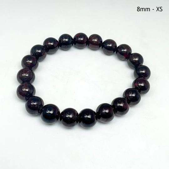 Garnet Beaded Bracelet - Rocks and Gems Canada