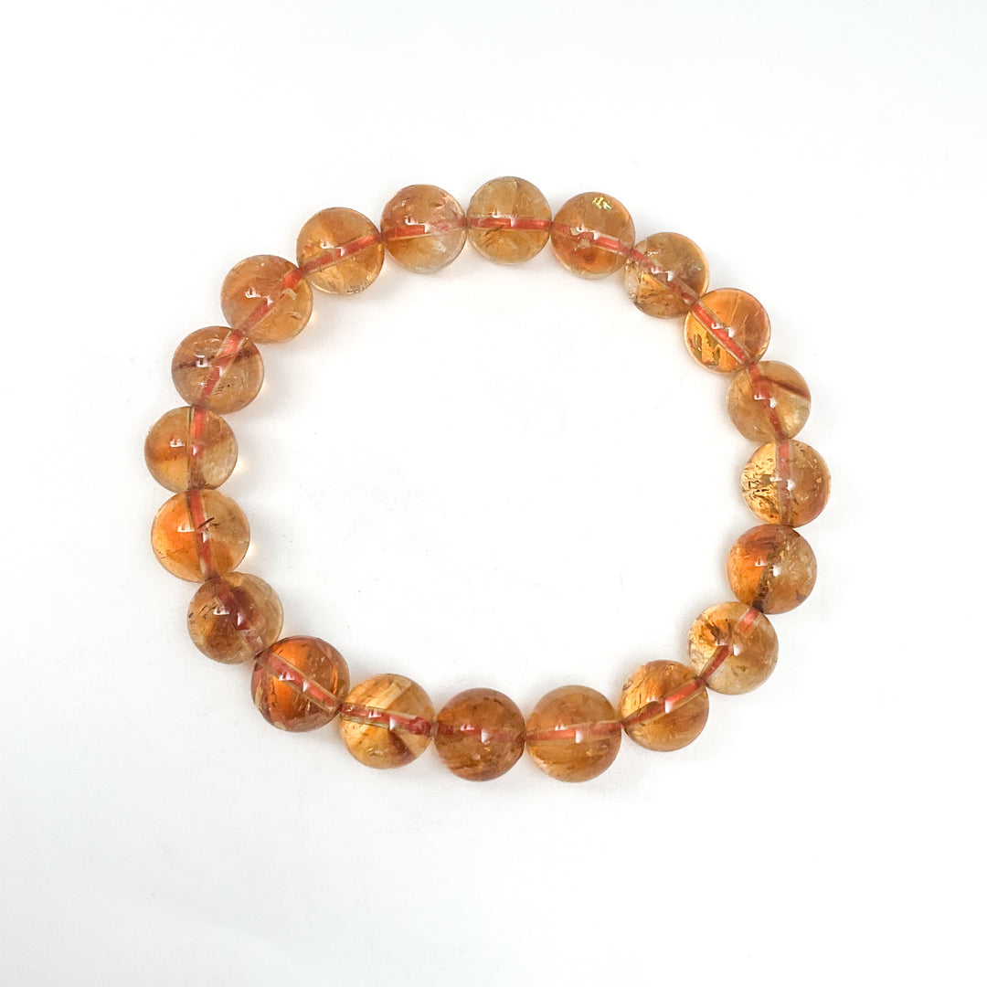 Citrine Beaded Bracelet - High Quality