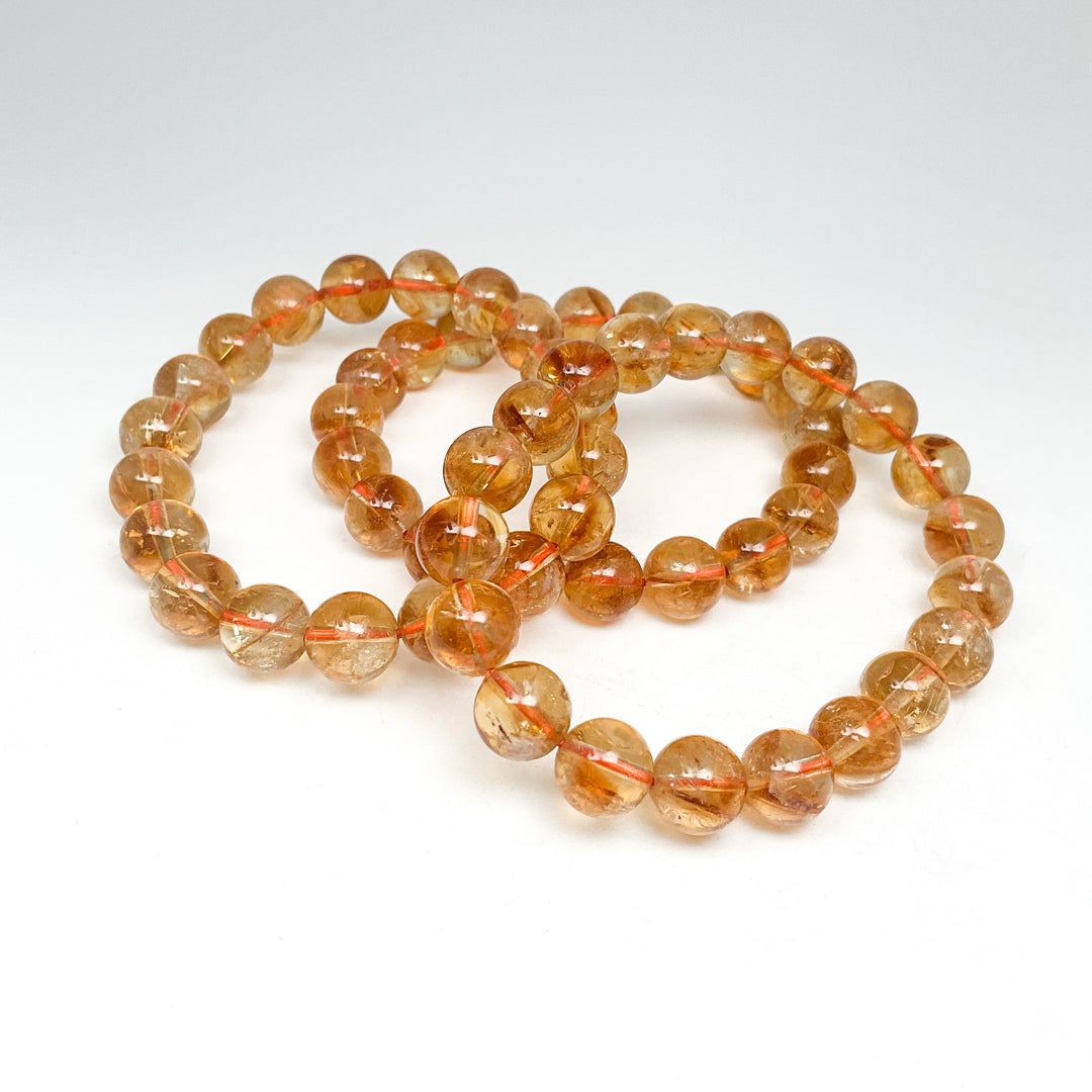 Citrine Beaded Bracelet - High Quality