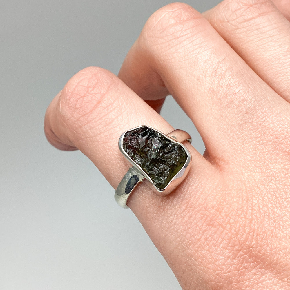 Moldavite Ring - Rocks and Gems Canada