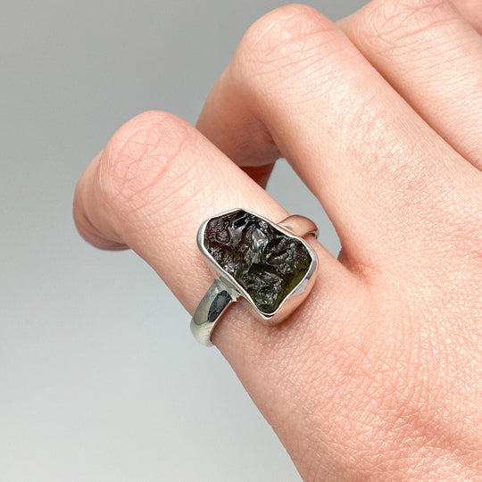 Moldavite Ring - Rocks and Gems Canada