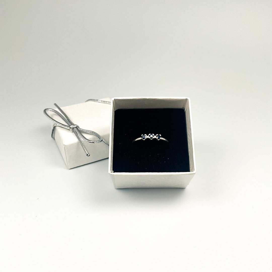Dark Blue Sapphire Ring