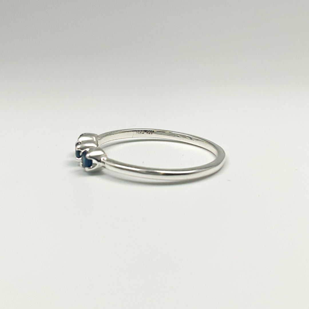 Dark Blue Sapphire Ring