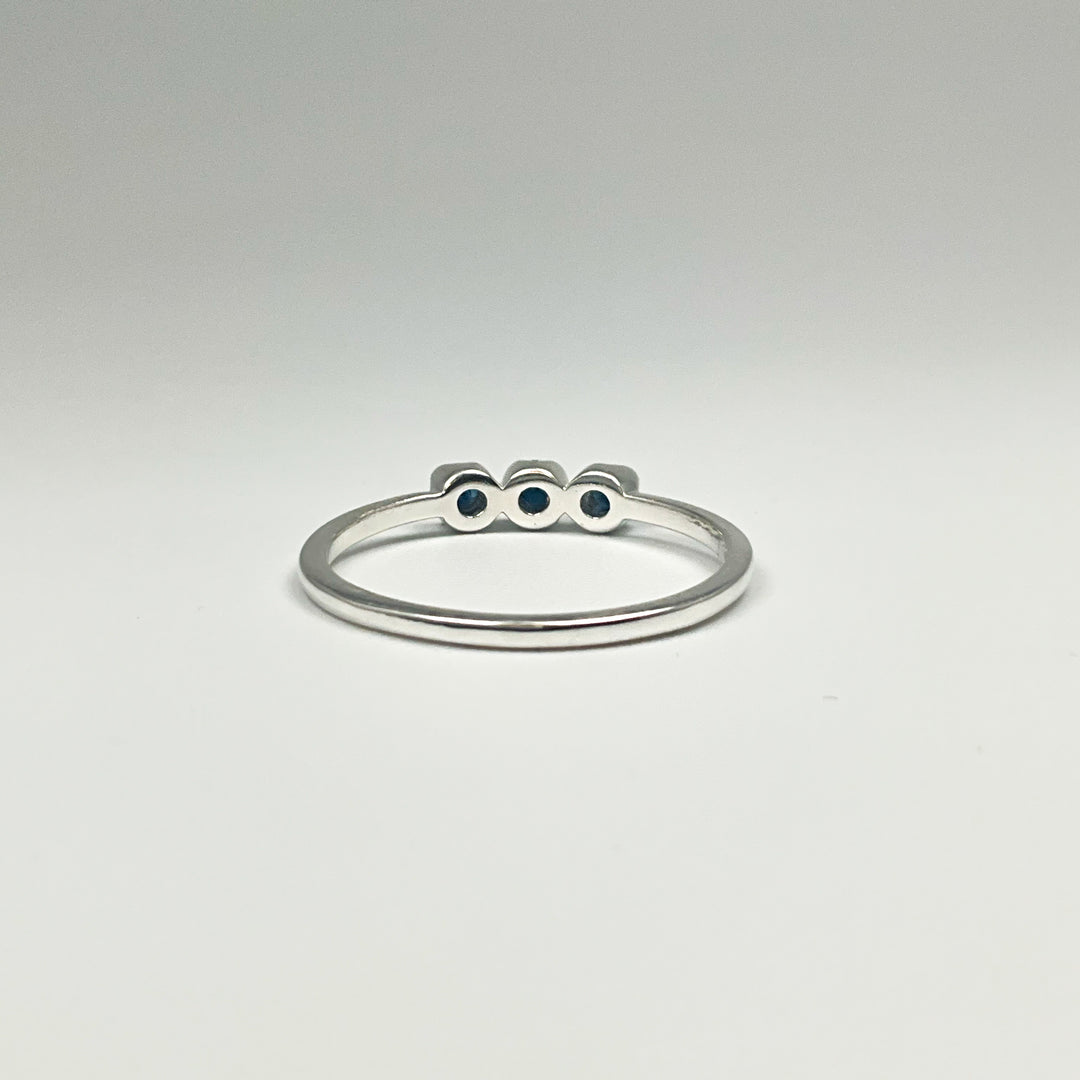 Dark Blue Sapphire Ring