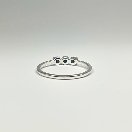 Dark Blue Sapphire Ring