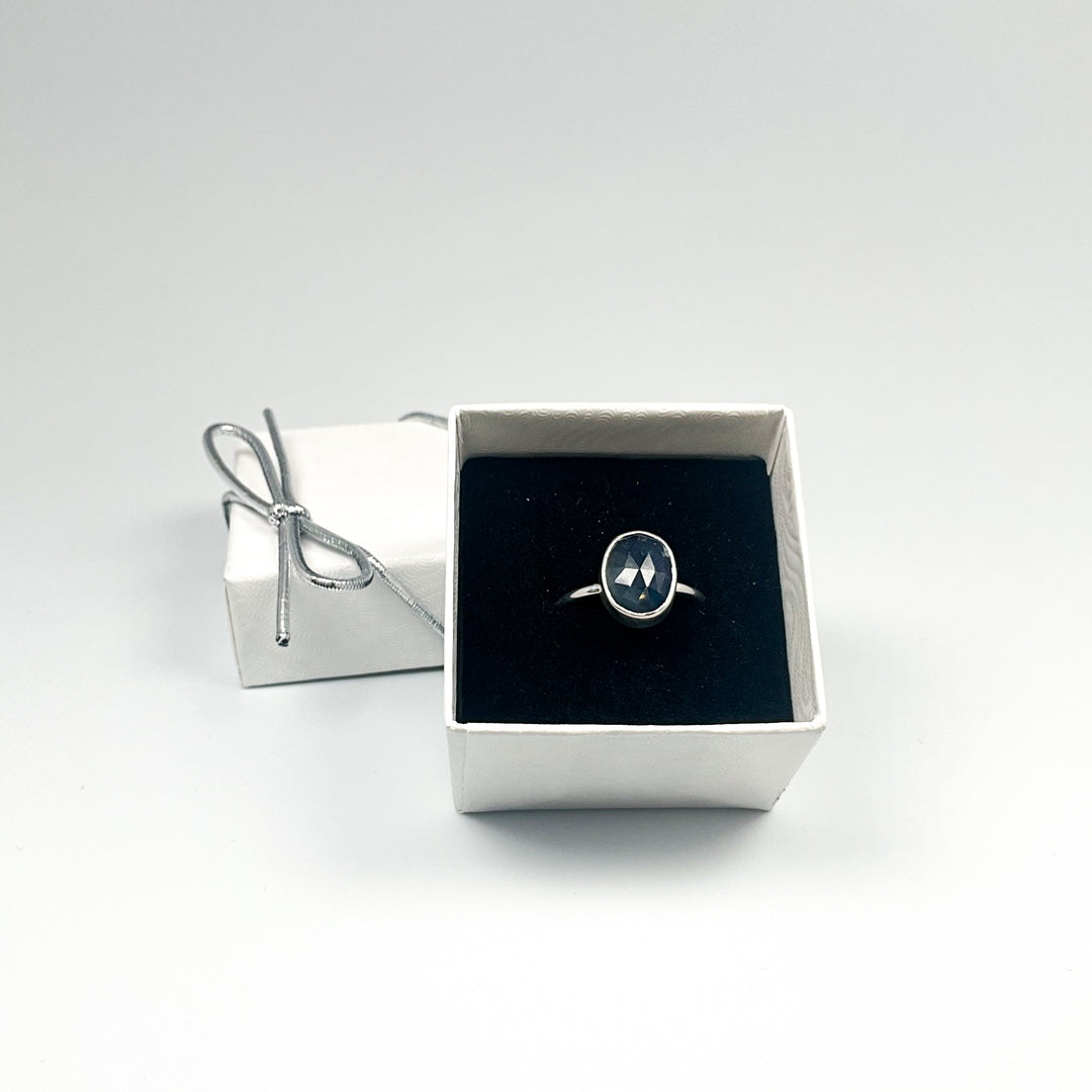 Dark Blue Sapphire Ring - Rocks and Gems Canada