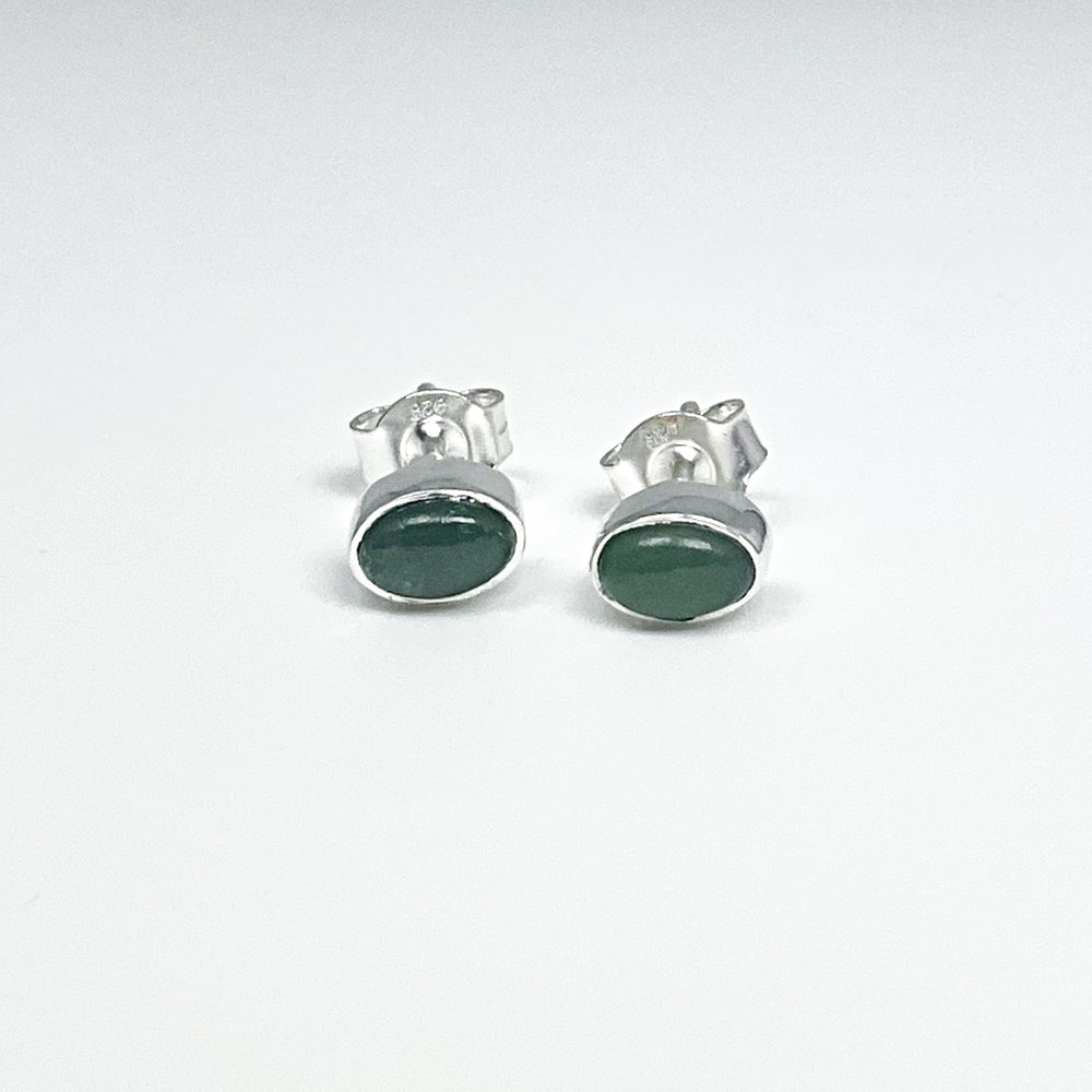 Jade Stud Earrings