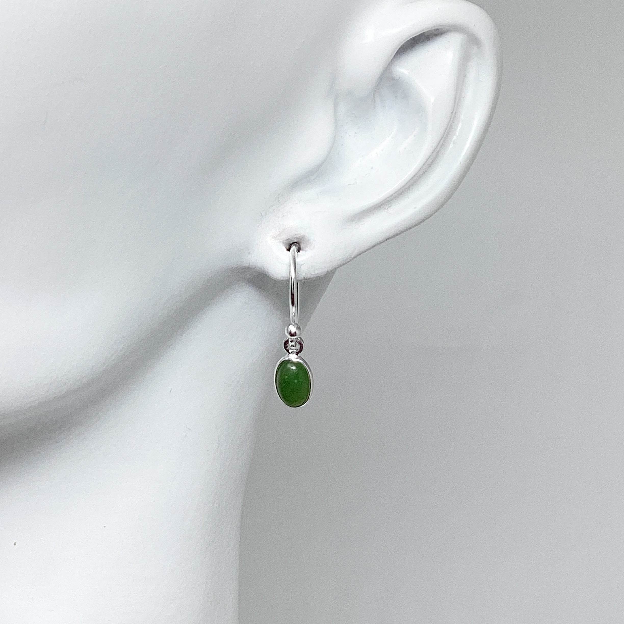 Jade Dangle Earrings - Rocks and Gems Canada