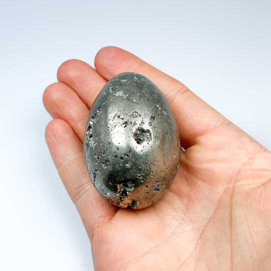Iron Pyrite Egg - Rocks and Gems Canada