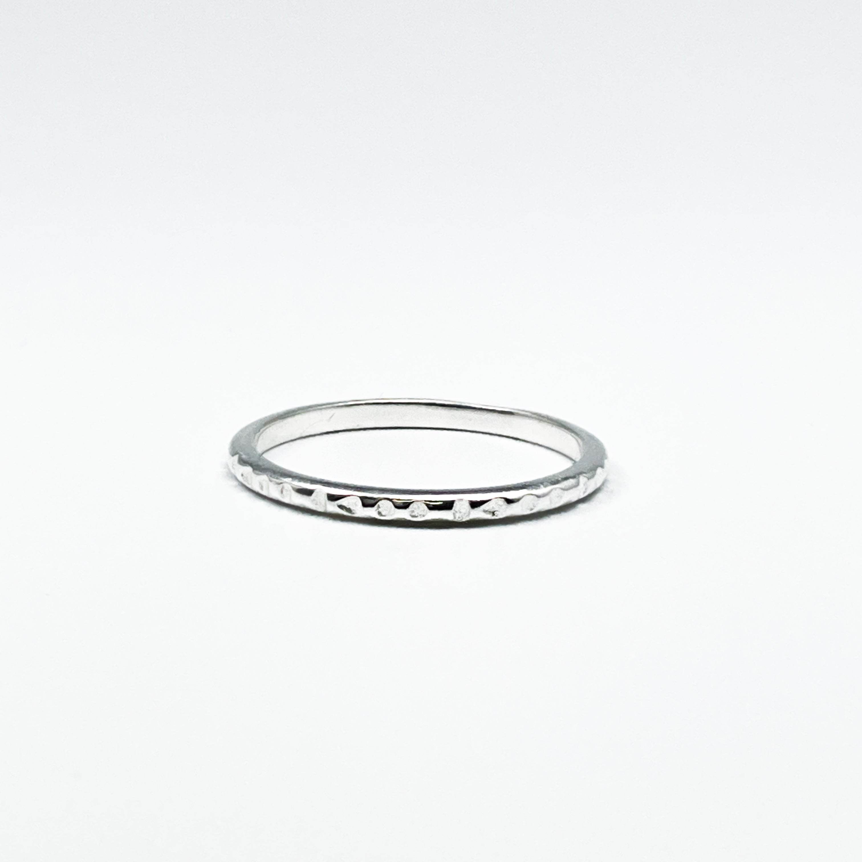Sterling Silver Band Ring - Rocks and Gems Canada
