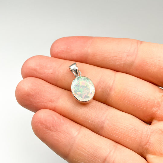 Fire Opal Pendant - Rocks and Gems Canada