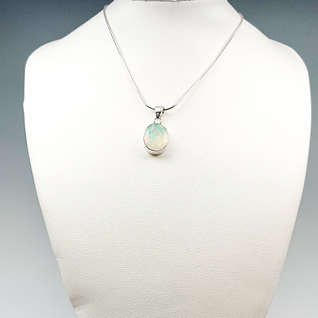 Fire Opal Pendant - Rocks and Gems Canada