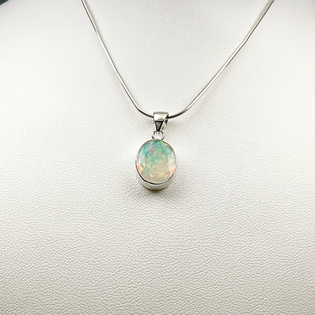 Fire Opal Pendant - Rocks and Gems Canada