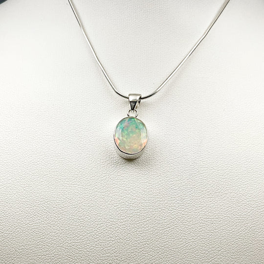 Fire Opal Pendant - Rocks and Gems Canada