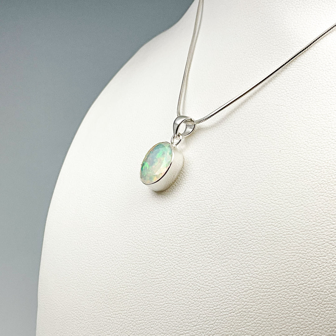 Fire Opal Pendant - Rocks and Gems Canada