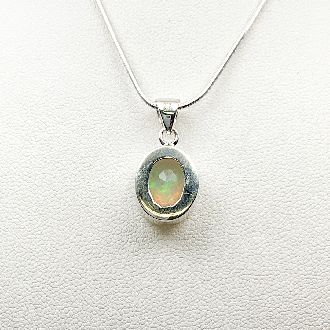 Fire Opal Pendant - Rocks and Gems Canada
