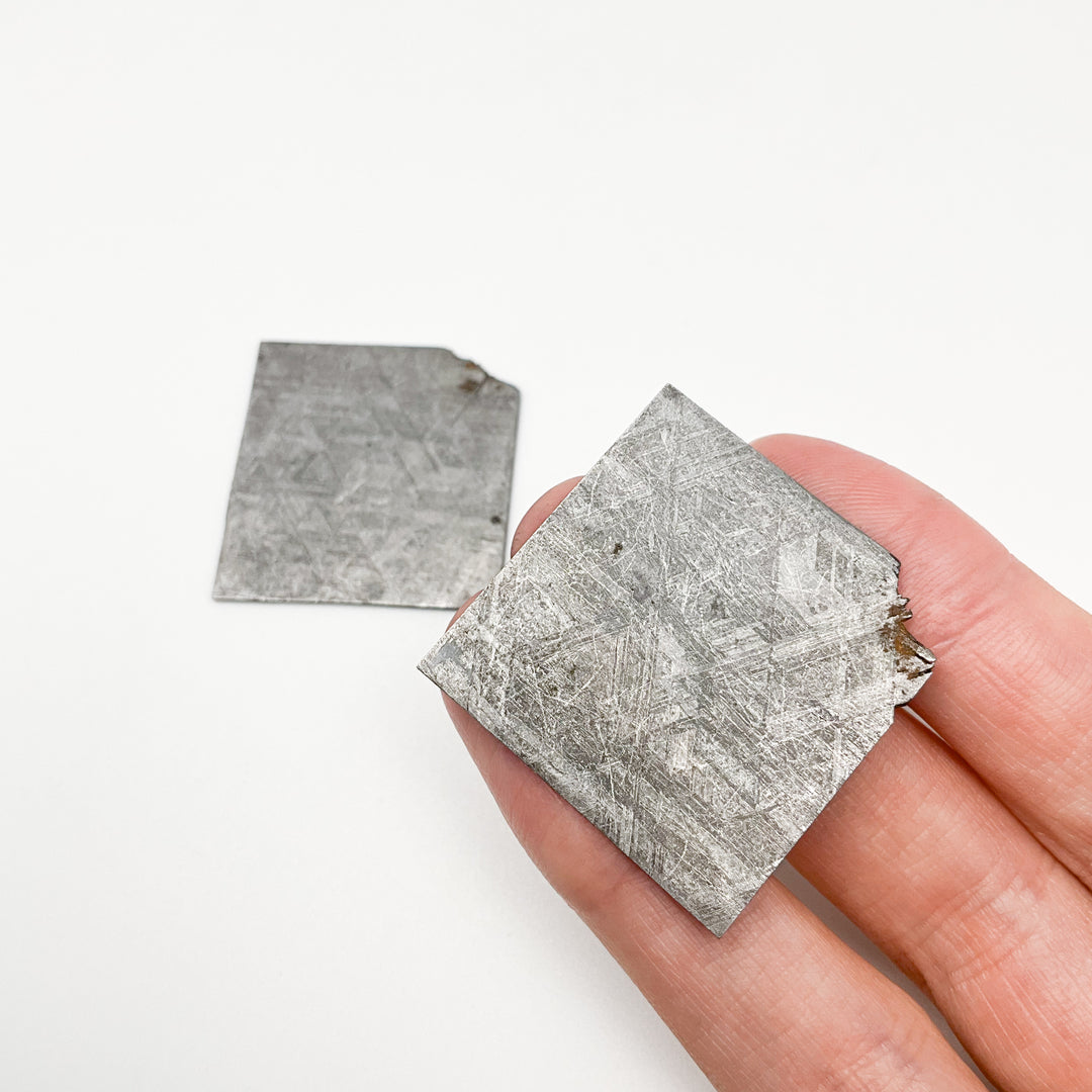 Muonionalusta Meteorite Slice - Rocks and Gems Canada