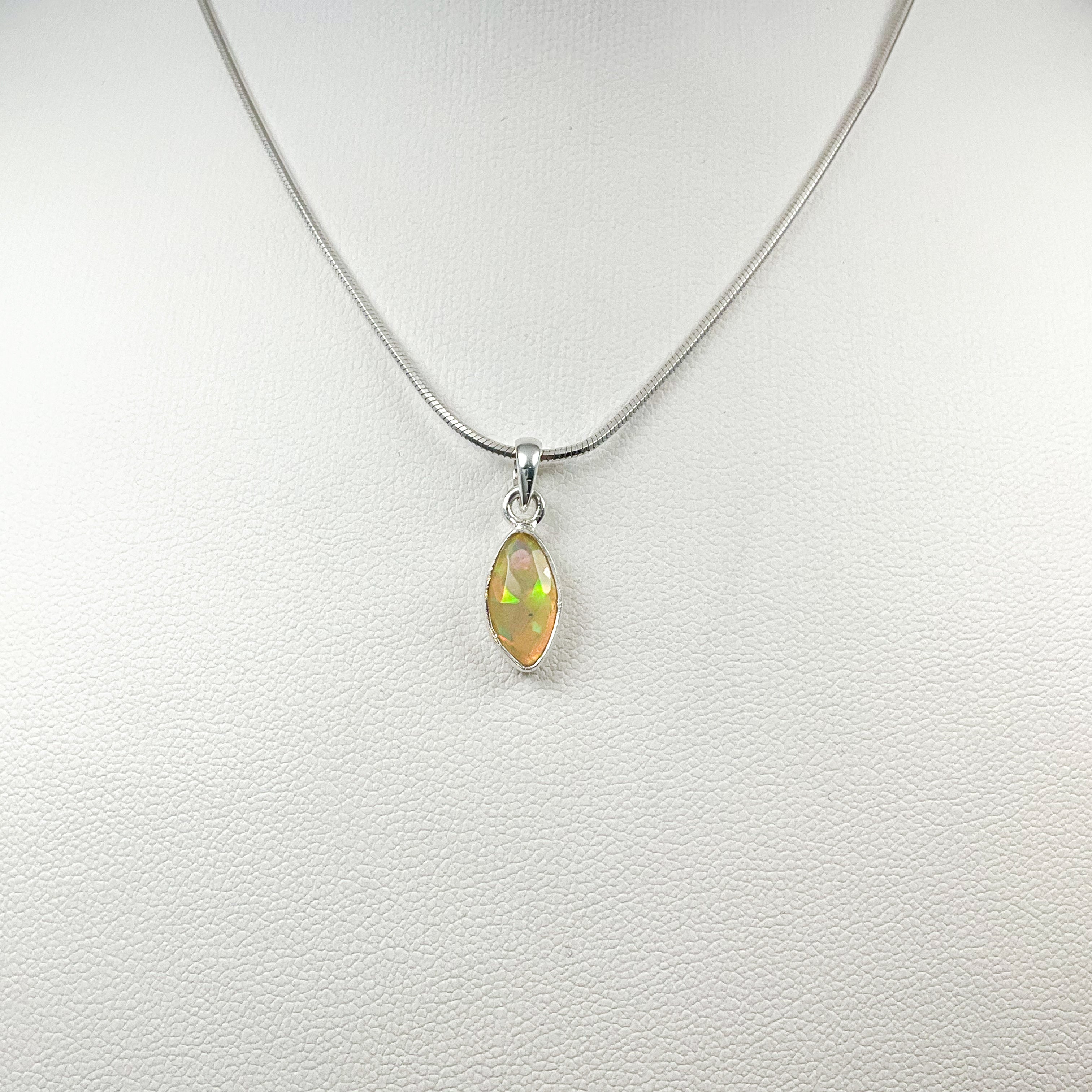 Fire Opal Pendant - Rocks and Gems Canada