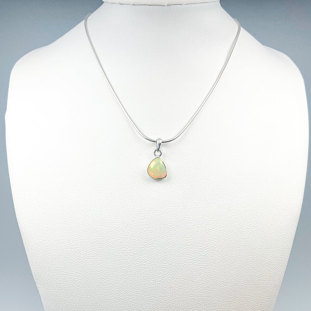Fire Opal Pendant - Rocks and Gems Canada